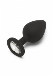 ToyJoy - Análny kolík Anal Play Diamond Booty Jewel medium black