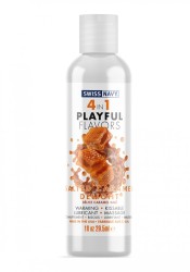 Swiss Navy 4 in 1 Playful Flavors Salted Caramel Delight lubrikačný gél 30ml